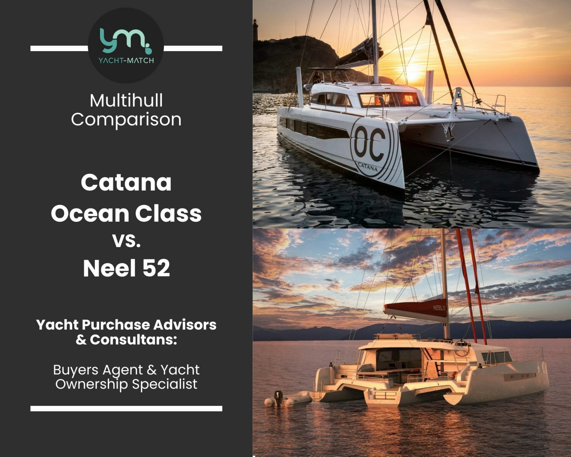 Catana Ocean Class 50 review comparison vs Neel 52